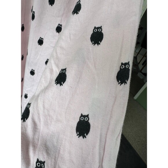 Kate Spade Owl Lovers Button Down Front Pockets Pajama PJ Sleep Shirt Dress S - Picture 9 of 9